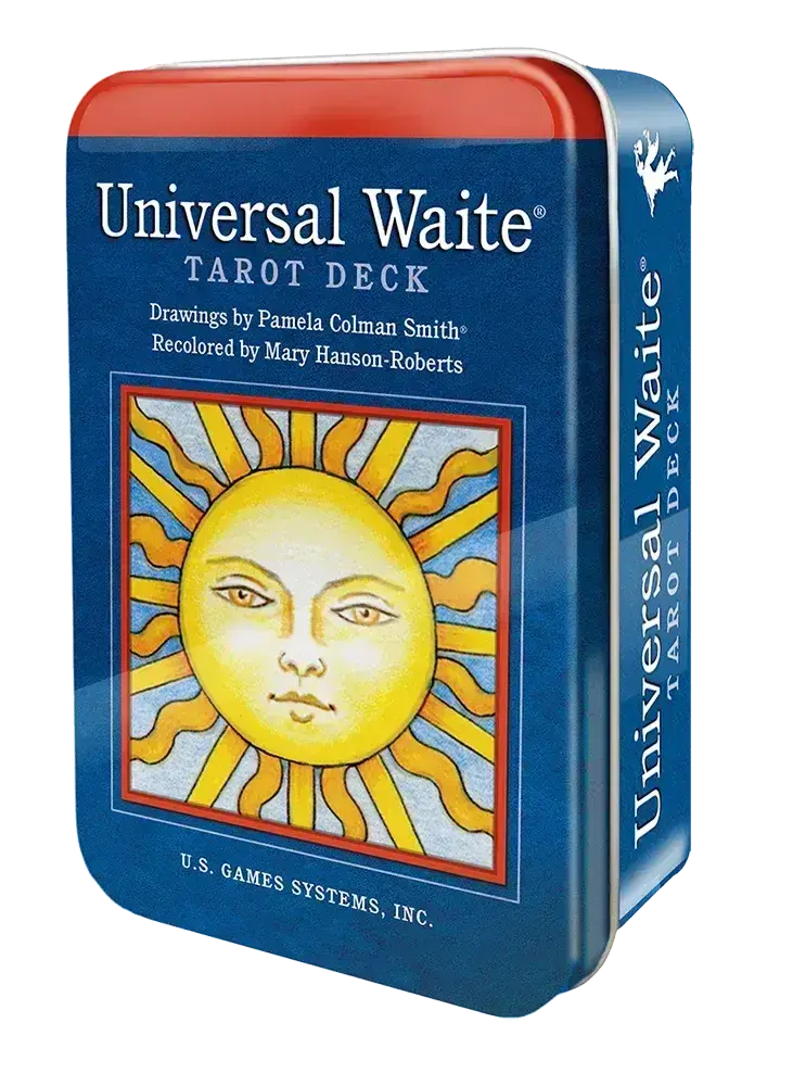 Universal Waite® Tarot Deck in a Tin - Tarot Deck and Booklet