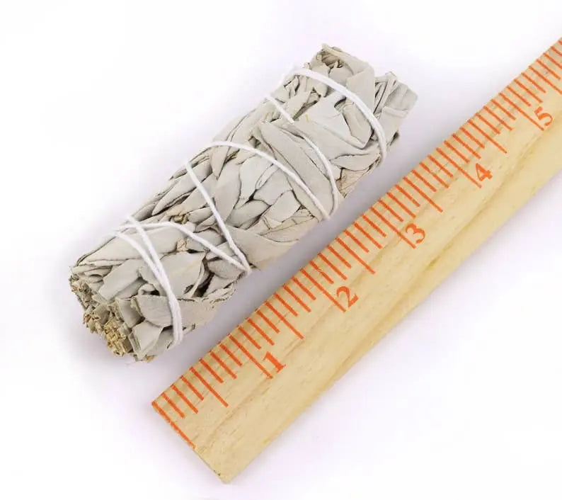 White Sage Smudge Sticks 4" Bundles - 3 Pack