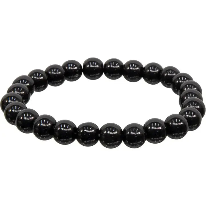 Black Obsidian - Crystal Bracelet - Sacred Tree