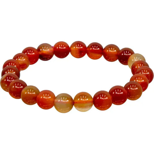 Brown & Red Agate - Crystal Bracelet - Sacred Tree