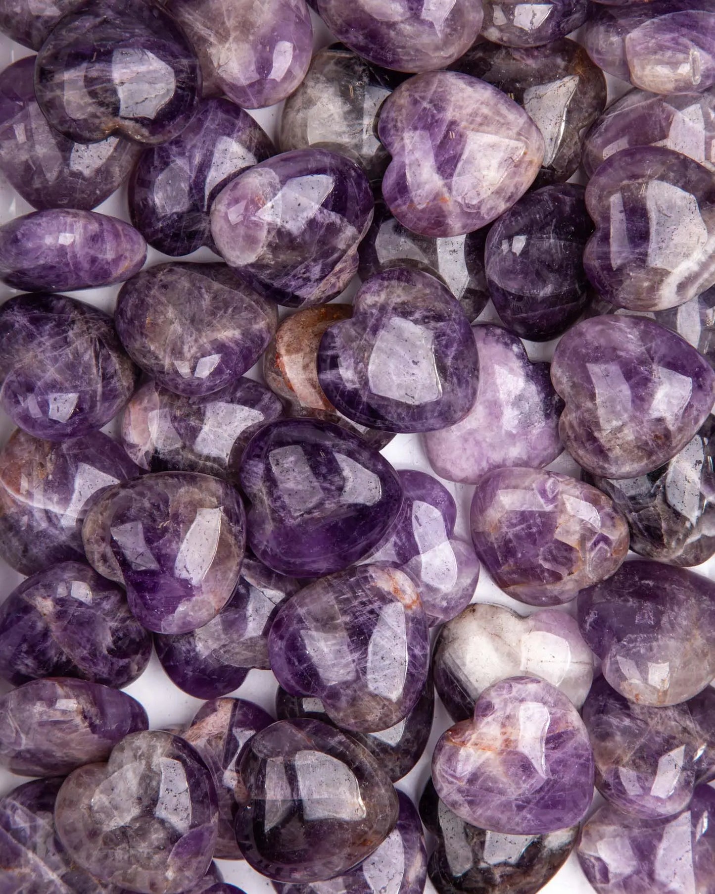 Amethyst Heart - Crystal Heart - Sacred Tree