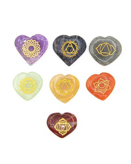Chakra Stone Set - Hearts
