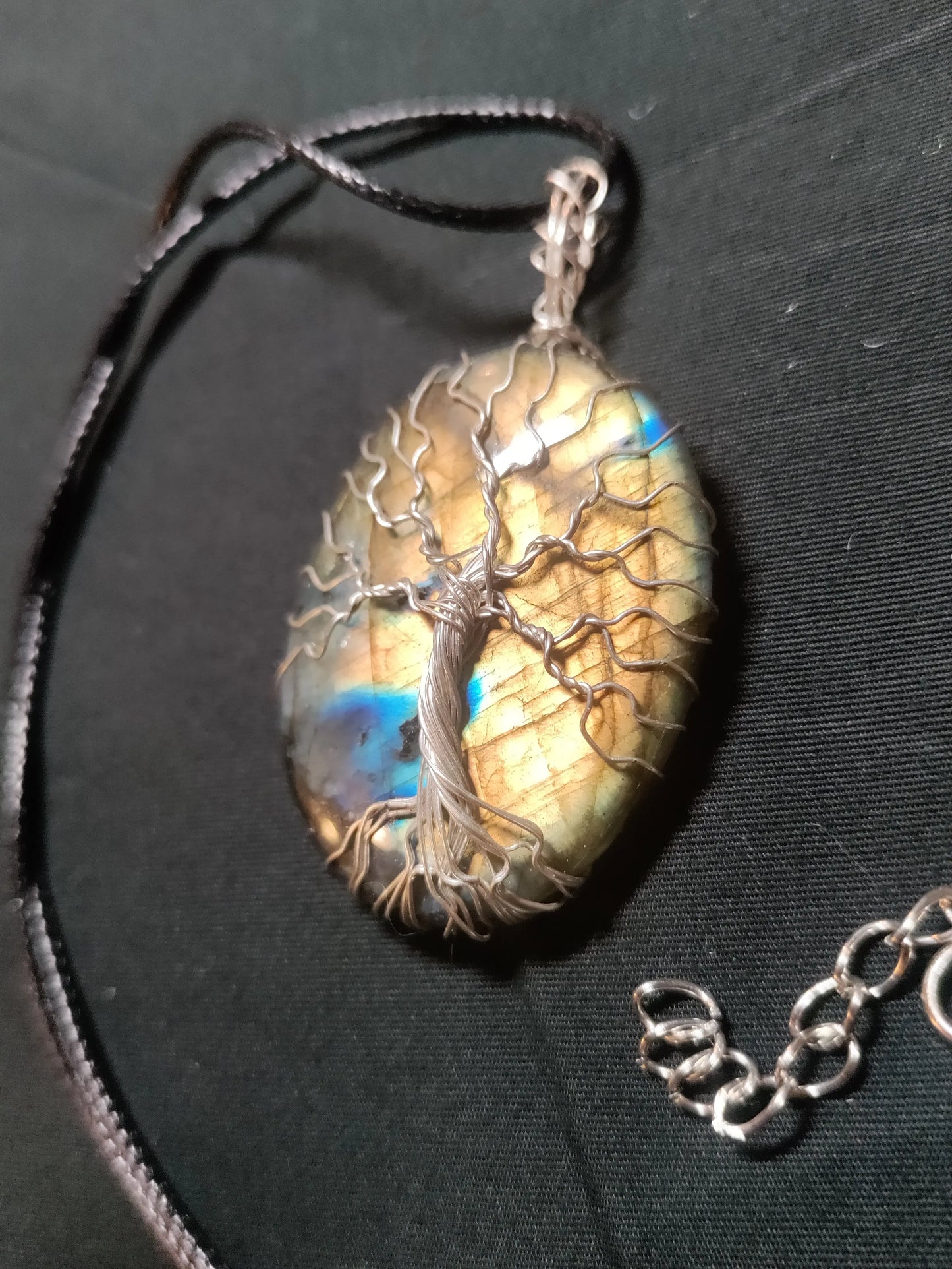Tree Of Life Necklace - Labradorite & Silver