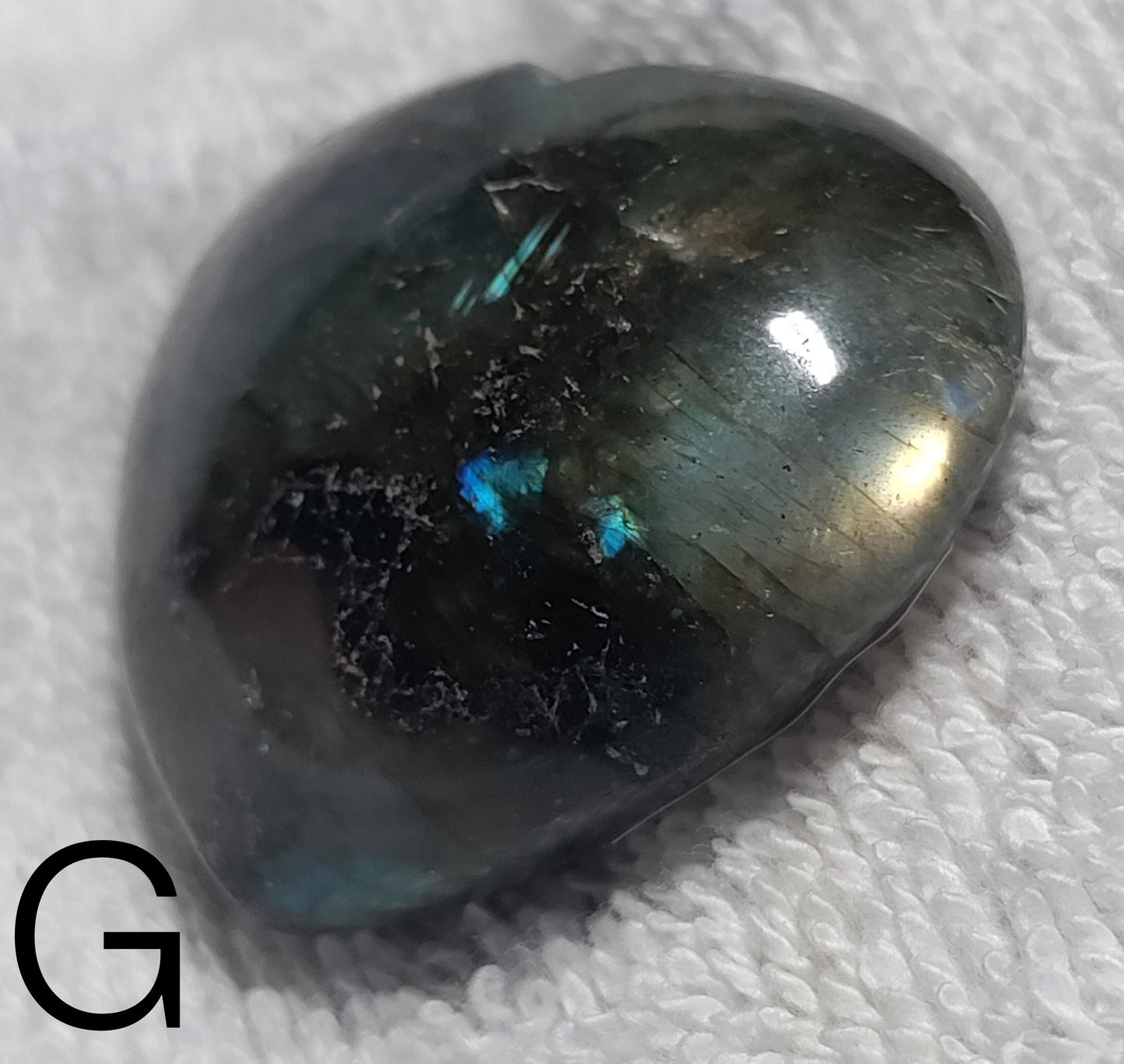 Labradorite Heart