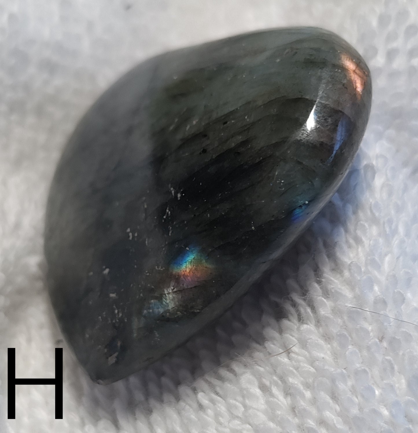 Labradorite Heart