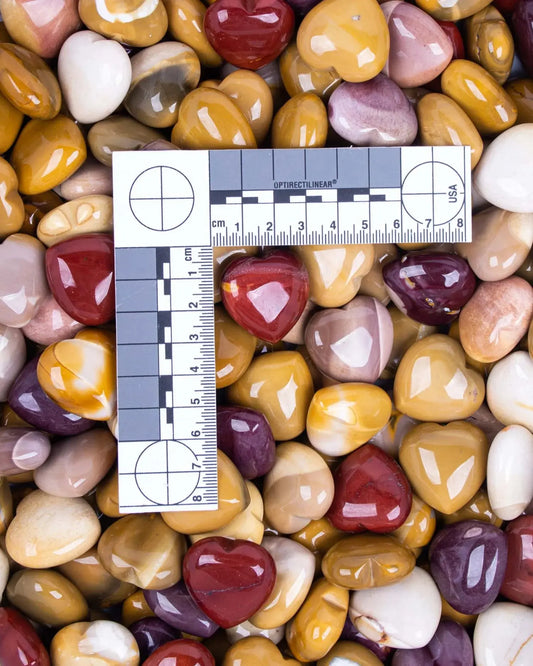Mookaite Jasper Heart - Crystal Heart - Sacred Tree