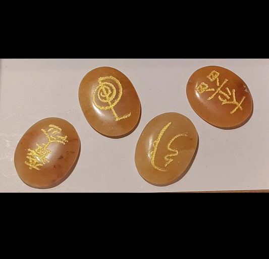 Golden Quartz Reiki Set