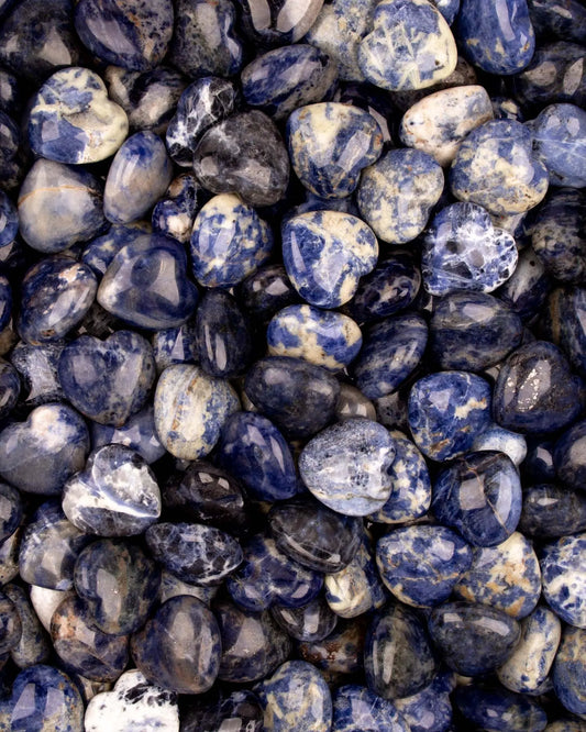 Sodalite Heart - 30mm - Sacred Tree