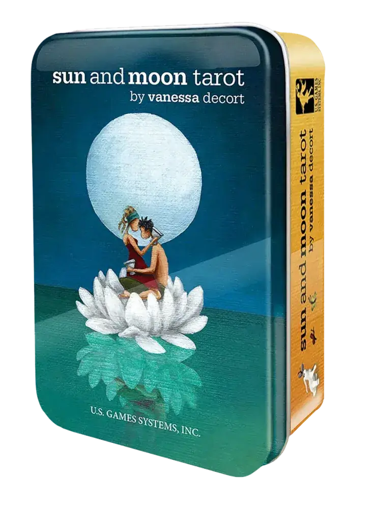 Sun and Moon Tarot in a Tin - Tarot Deck & Booklet