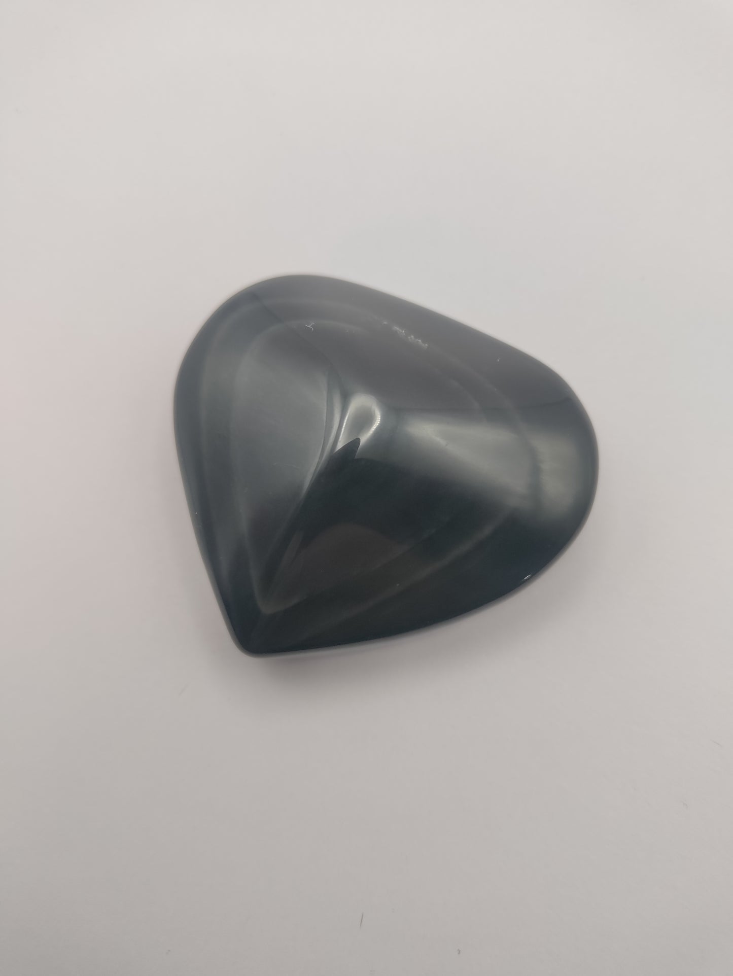 Rainbow Obsidian Heart