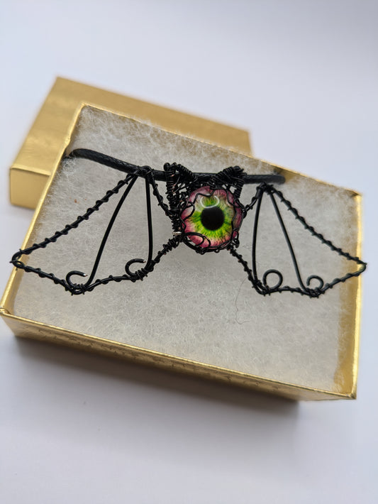 Eye Bat - Halloween Necklace