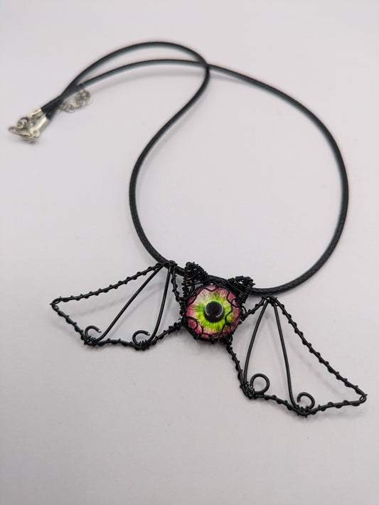 Eye Bat - Halloween Necklace