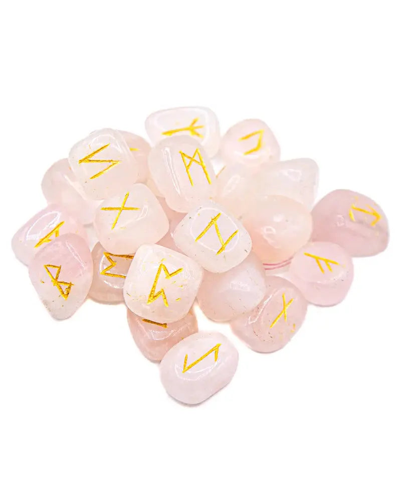 Rose Quartz Rune Set