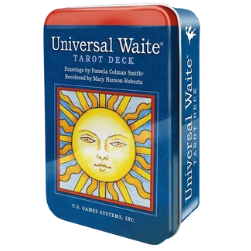 Universal Waite® Tarot Deck in a Tin - Tarot Deck and Booklet