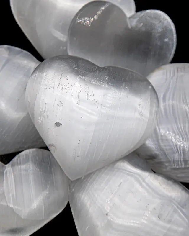 Selenite Heart - 60mm