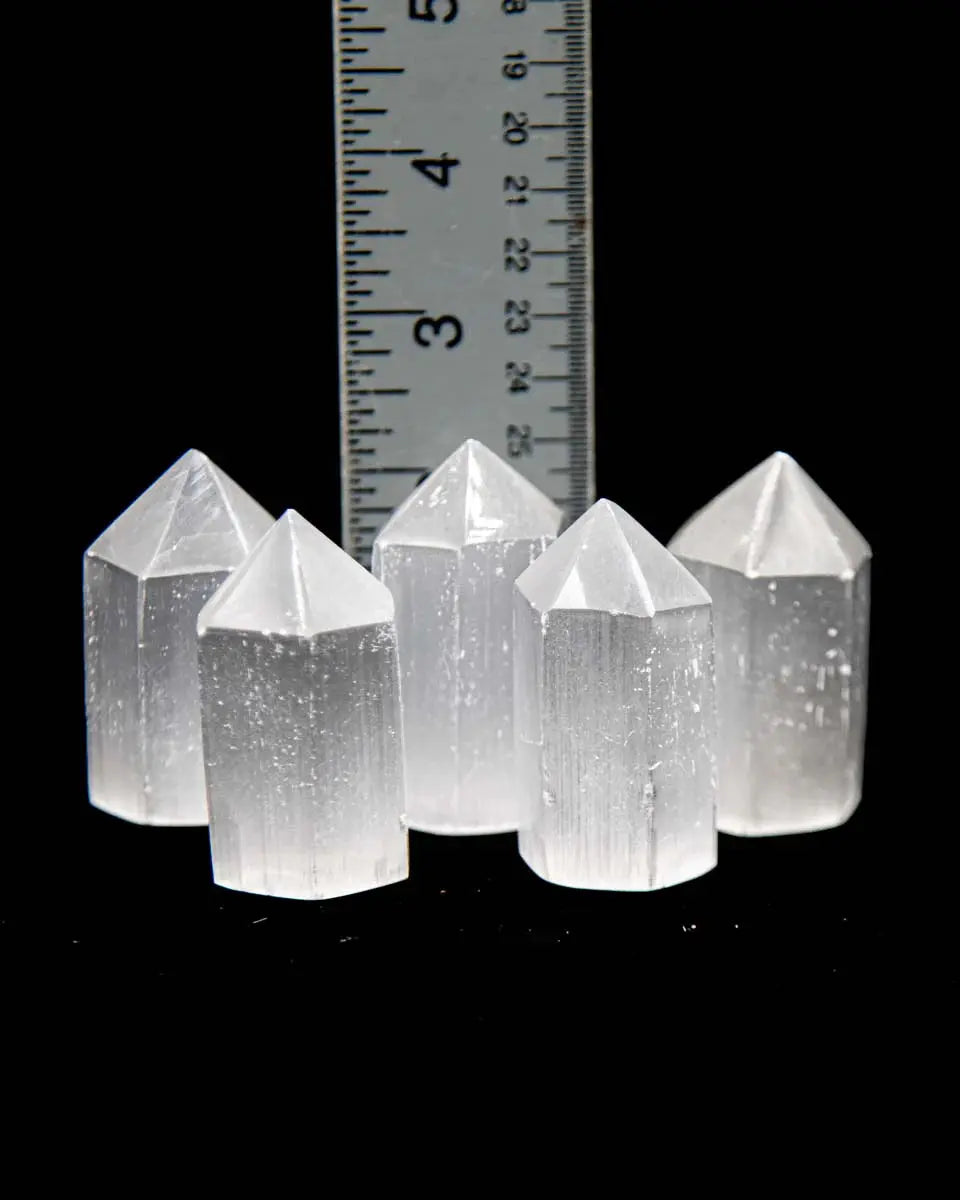 Polished Selenite Tower - 2in