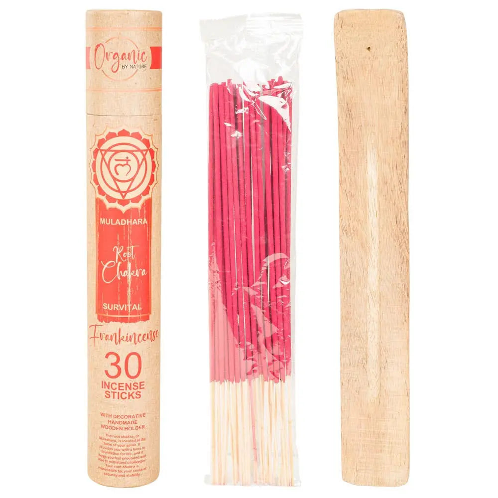 Sacral Chakra Incense Sticks with Incense Holder (Sandalwood/30)